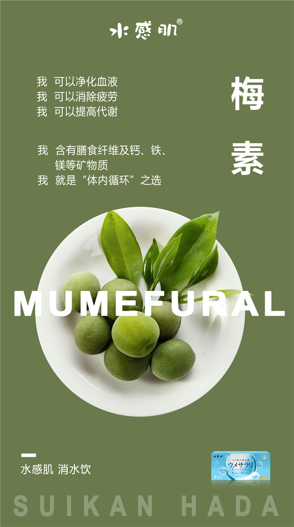 水感肌消水饮有效成分之梅素